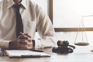A solicitor works on pressure sore claims.