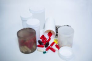 Multiple bottles of repeat prescriptions